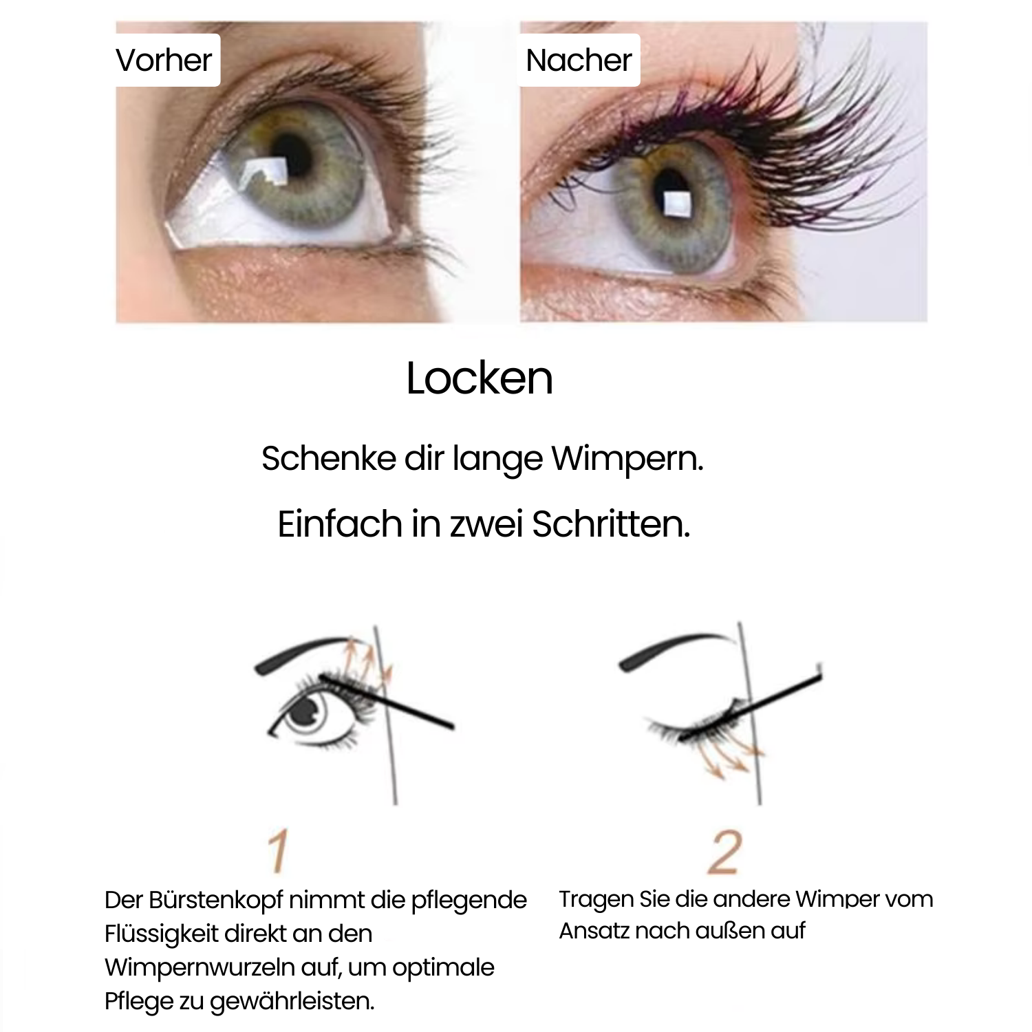 Layanara Boost+ | Wachstumsserum für Wimpern